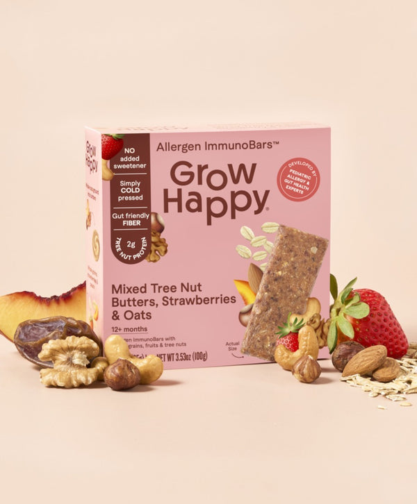 Allergen ImmunoBars - Mixed Tree Nut Butters, Strawberries & Oats (4ct)